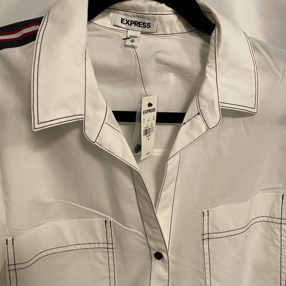 Express Easy Fit Button Up - Picture 4 of 6